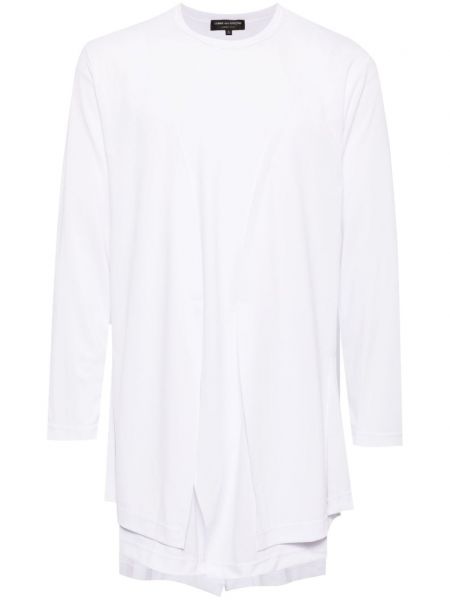 T-shirt asymétrique Comme Des Garçons blanc