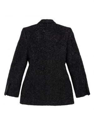 Tweed blazer Balenciaga schwarz