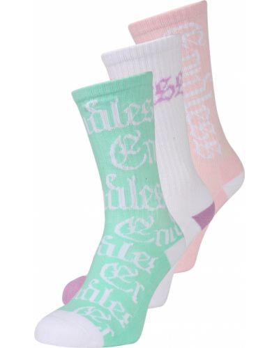 Bavlnené ponožky s nápisom z polyesteru Mister Tee