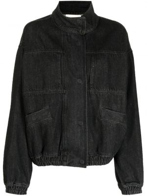 Jeansjacke mit reißverschluss Studio Tomboy schwarz