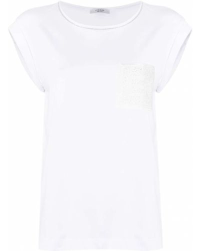 Camiseta sin mangas Peserico blanco
