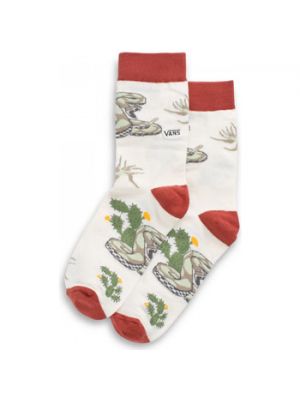Klasický ponožky s potlačou Vans béžová
