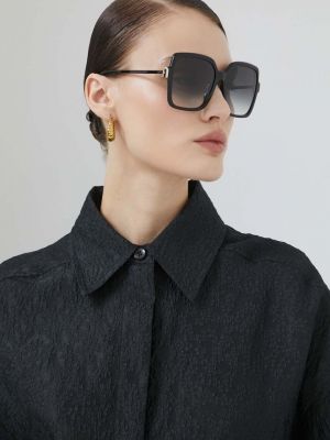 Слънчеви очила Furla черно