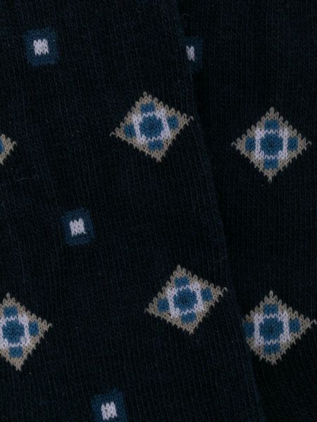 Calcetines con estampado con estampado geométrico Altea azul
