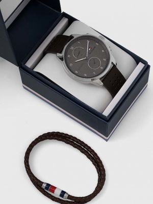 Brązowy zegarek Tommy Hilfiger