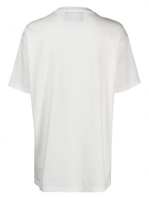 Koszulka bawełniana z nadrukiem John Richmond biała