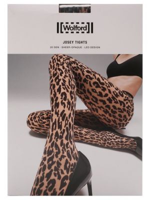 Женские черные капроновые колготки WOLFORD купить в интернет