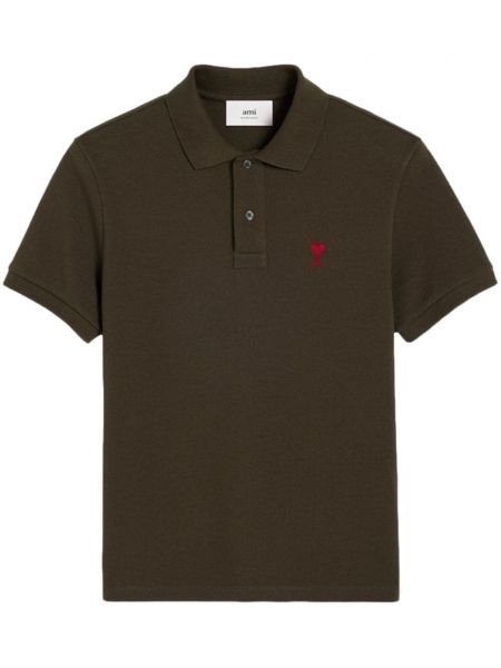 Poloshirt Ami Paris brun