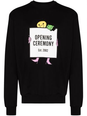 Sweatshirt mit rundhalsausschnitt Opening Ceremony schwarz