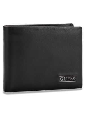 Peňaženka s vreckami Guess čierna