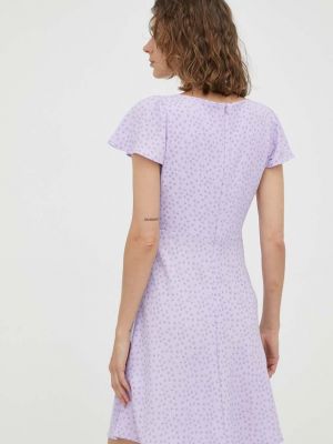 Mini šaty Levi's fialové