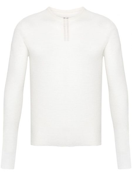 Вълнен пуловер Rick Owens бяло