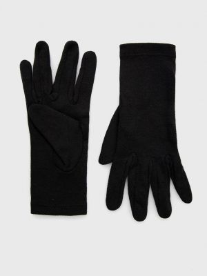 Rękawiczki wełniane Helly Hansen czarne