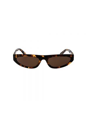 Okulary przeciwsłoneczne Miu Miu brązowe