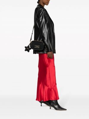 Prošívaná taška přes rameno Versace Jeans Couture černá