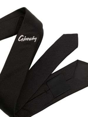 Hedvábná kravata Givenchy černá