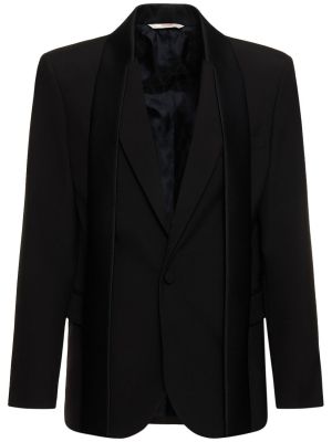 Вълнен костюм Valentino черно