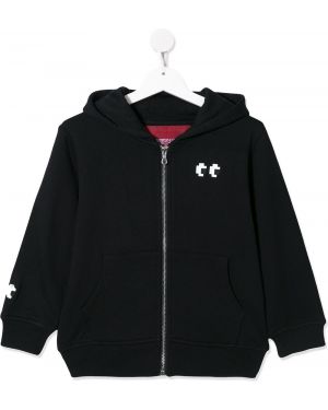 Hoodie con stampa Mostly Heard Rarely Seen 8-bit nero