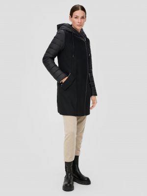 Zimný kabát S.oliver čierna