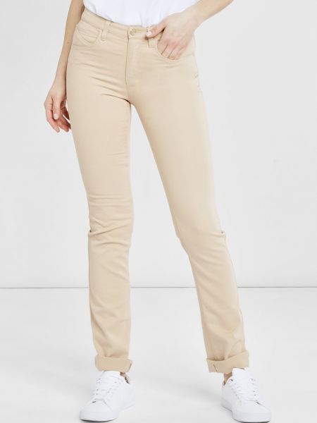 Beżowe spodnie Armani Jeans