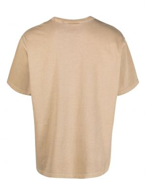 Bavlněné tričko Carhartt Wip béžové