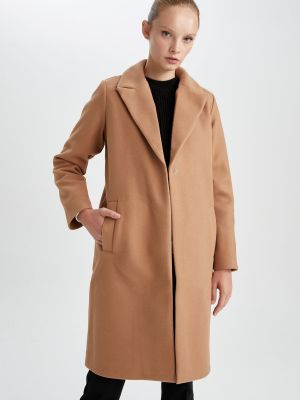 Пальто Defacto коричневое