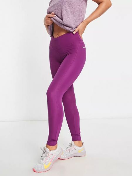 Леггинсы Nike фиолетовые