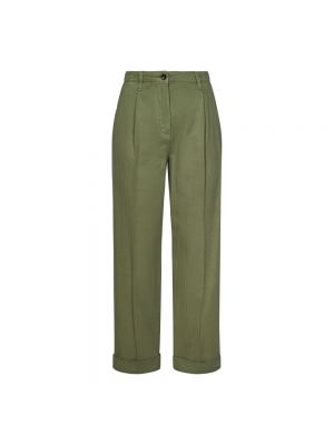 Spodnie relaxed fit Etro zielone
