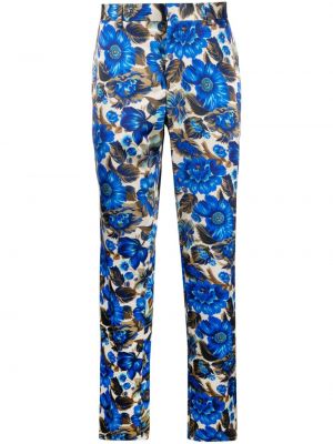 Pantaloni cu model floral Moschino