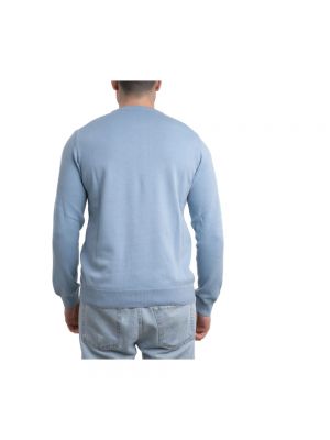 Jersey de algodón de tela jersey Blauer azul