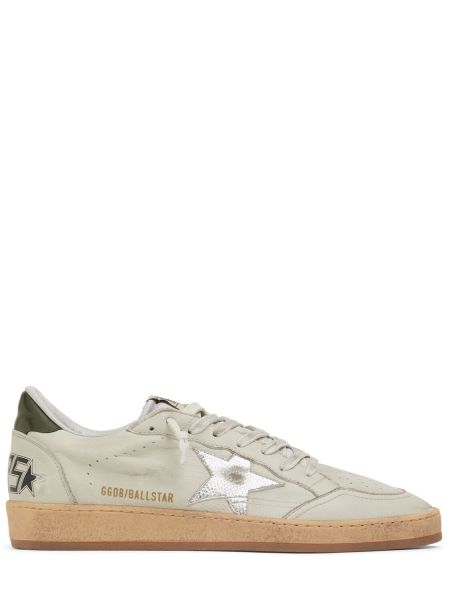 Lær sneakers Golden Goose hvit