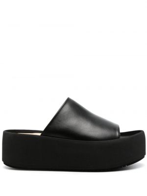 Kožené sandále Paloma Barceló čierna