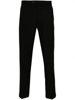 Pantalon droit Dell'oglio noir