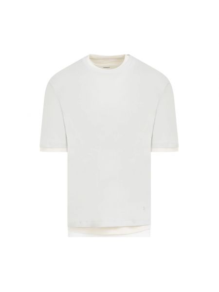 Koszulka polarowa Jil Sander biała