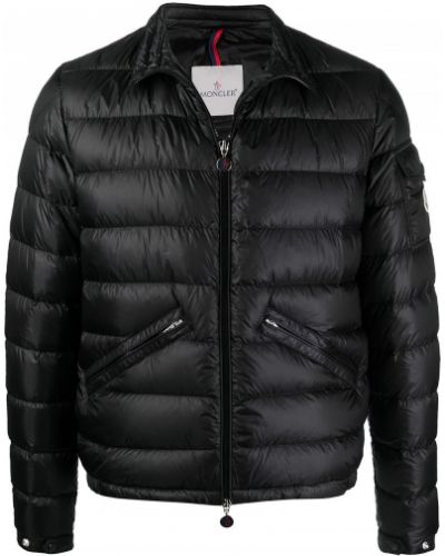 Zip lang jakke Moncler svart