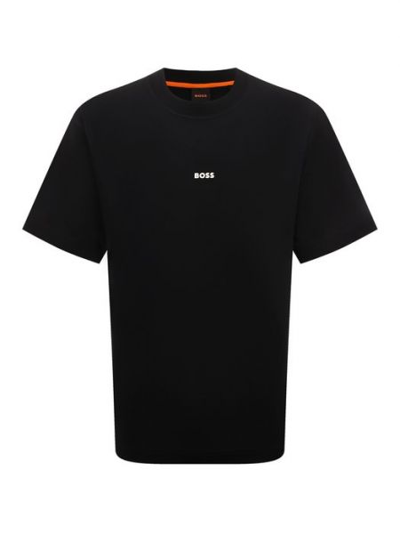 Хлопковая футболка Boss Orange