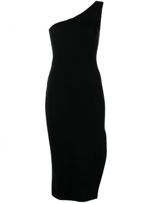 Vlněné koktejlové šaty Monse - černá
