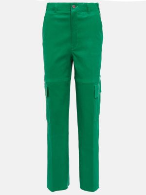 Kožené kalhoty Stouls - Zelená