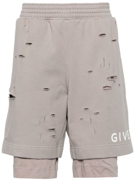 Bermuda kratke hlače od jersey Givenchy smeđa