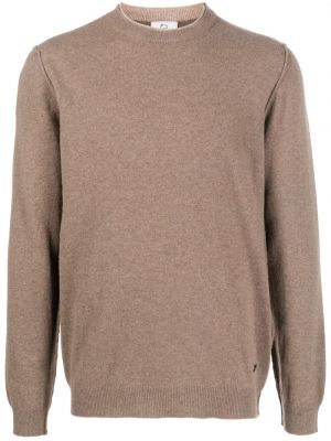 Sweatshirt mit rundem ausschnitt Woolrich braun