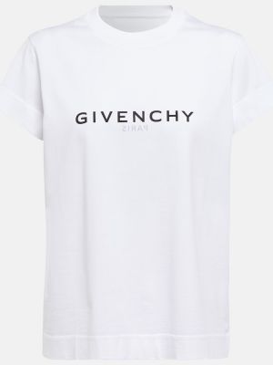 Bavlněné tričko Givenchy - bílá