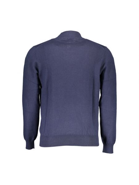Jersey cuello alto de algodón de tela jersey North Sails azul