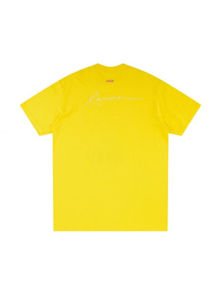 Camiseta Supreme amarillo