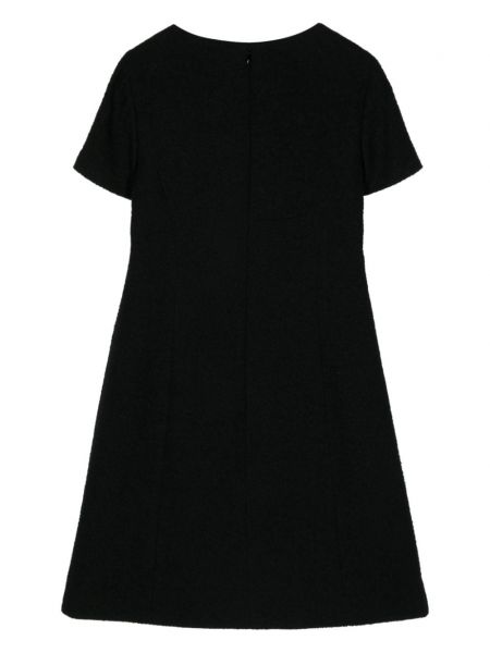 Šaty s knoflíky Chanel Pre-owned černé
