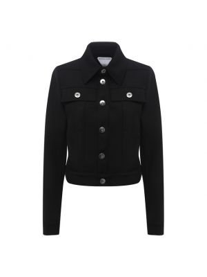 Черный шерстяной пиджак Bottega Veneta