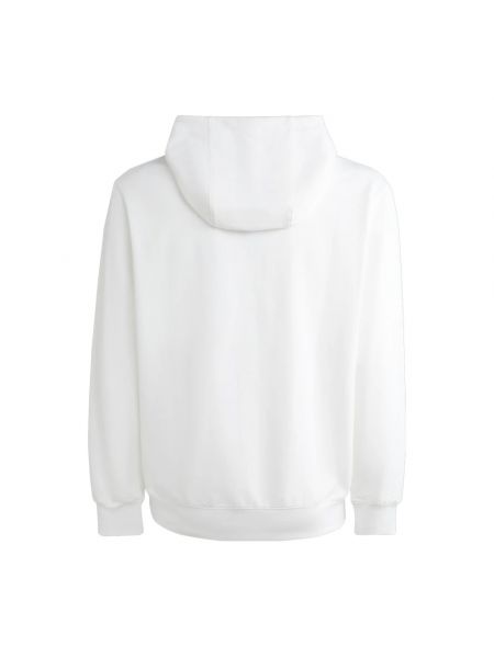 Sudadera con capucha de algodón con bolsillos C.p. Company blanco