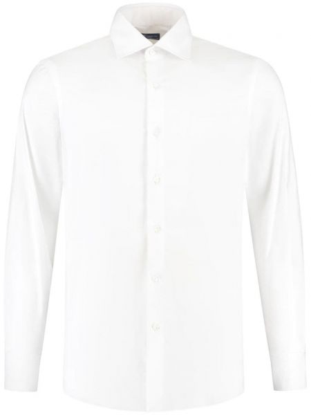 Bavlněná košile Finamore 1925 Napoli bílá