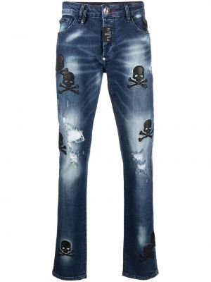 Jeans med normal passform Philipp Plein blå