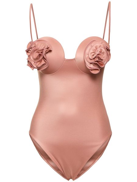 Jednodijelni kupaći kostim s cvjetnim printom Magda Butrym ružičasta