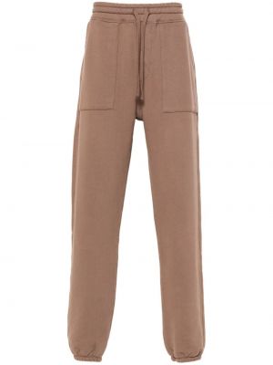 Pantalon en coton Mc2 Saint Barth marron